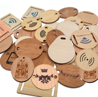 Elevate Your Brand with Custom Size and Logo Wooden NFC Tags