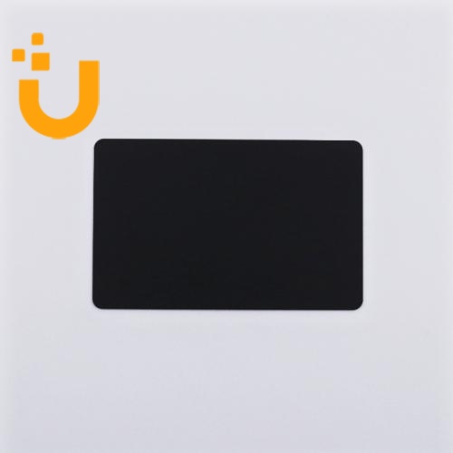 PVC True Black Material NFC Cards