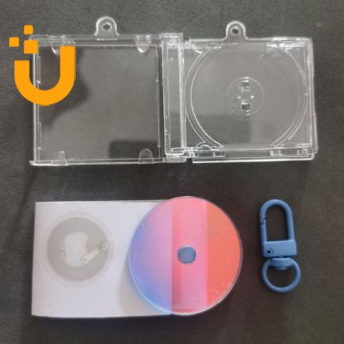 Mini CD Ornaments with NFC Sticker